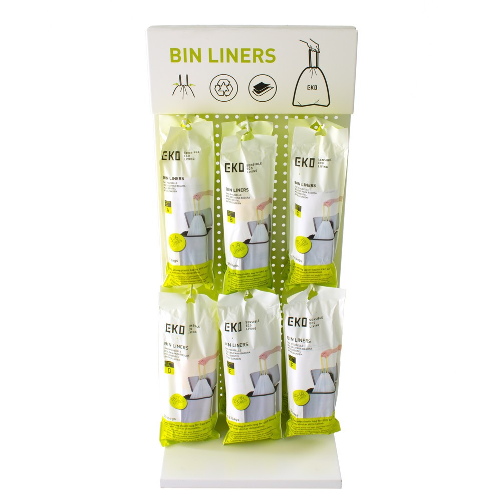 Číslo obrázku produktu 5: EKO pytle na odpad, bílá, 6 litrů, 720 ks/JB