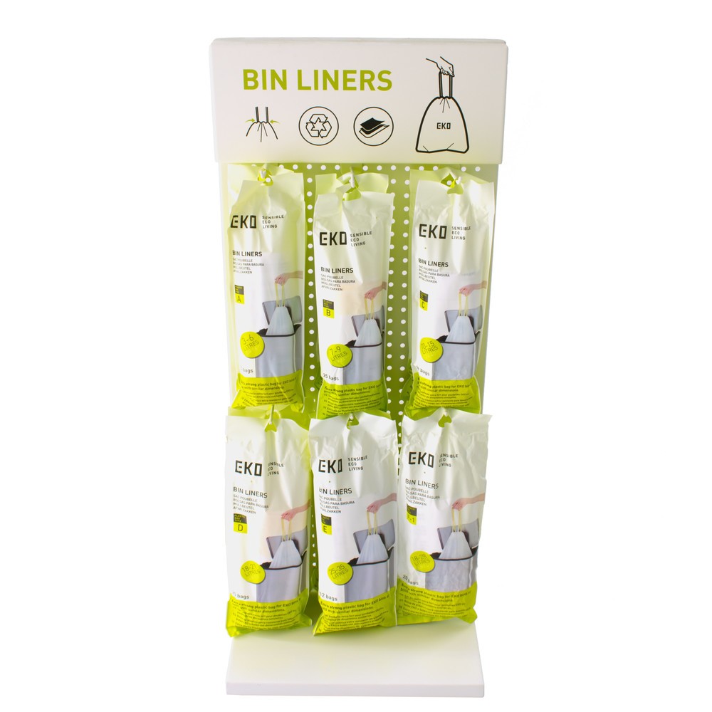Číslo obrázku produktu 6: EKO pytle na odpad, bílá, 6 litrů, 720 ks/JB