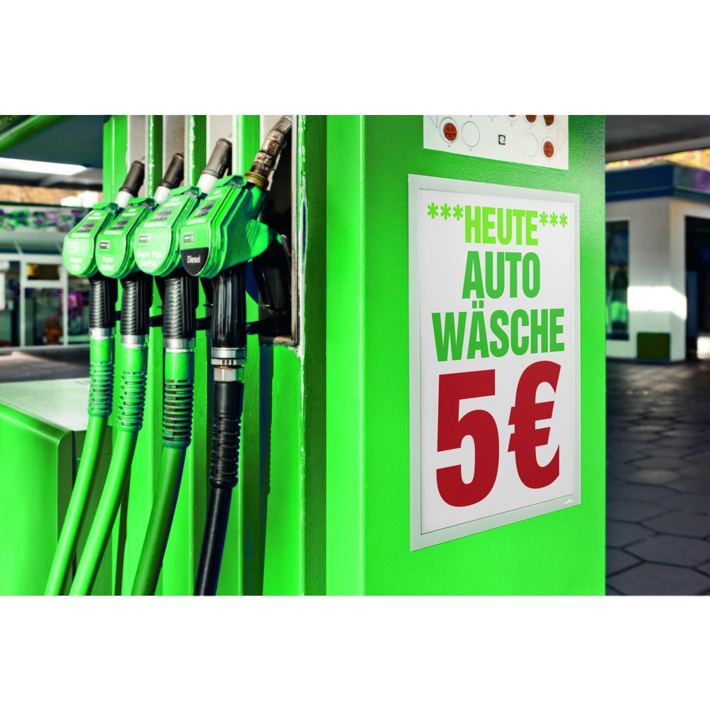 Číslo obrázku produktu 10: Rám k prezentaci informací DURABLE DURAFRAME®, samolepicí, DIN A3, stříbrná metalíza