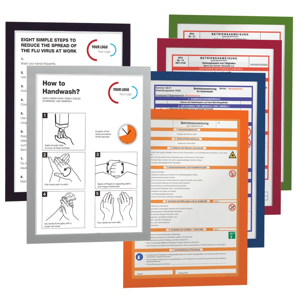 Rám k prezentaci informací DURABLE DURAFRAME®, samolepicí, DIN A3, černý Obrázek produktu: Rám k prezentaci informací DURABLE DURAFRAME®, samolepicí, DIN A3, černý