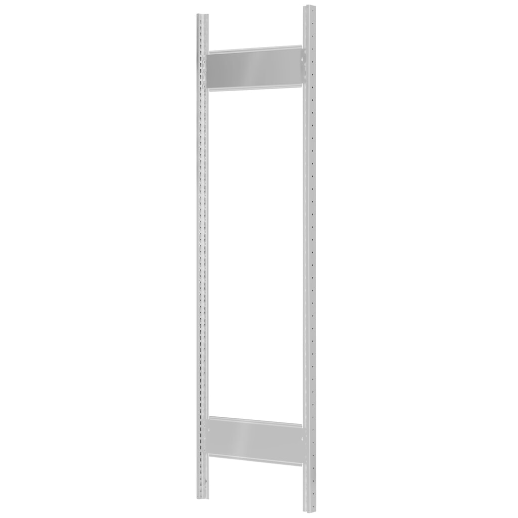 Rám s profily T MULTIplus pro policový regál SCHULTE, světle modrá, předem montovaný, 2 příčky k zajištění hloubky rámu, VxH 2000 x 400 mm Obrázek produktu: Rám s profily T MULTIplus pro policový regál SCHULTE, světle modrá, předem montovaný, 2 příčky k zajištění hloubky rámu, VxH 2000 x 400 mm
