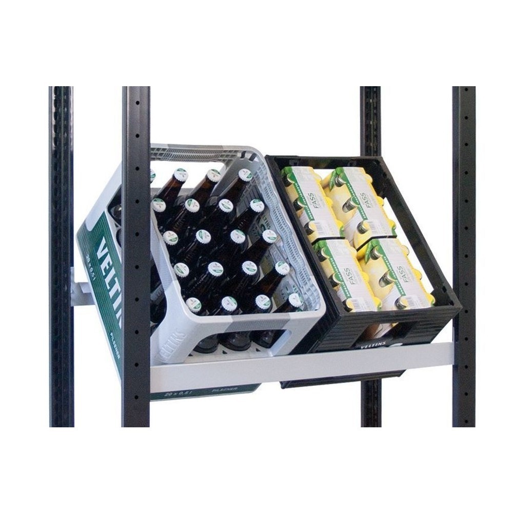 Číslo obrázku produktu 3: Regál na nápojové přepravky SCHULTE, VxŠ 1800 x 820 mm