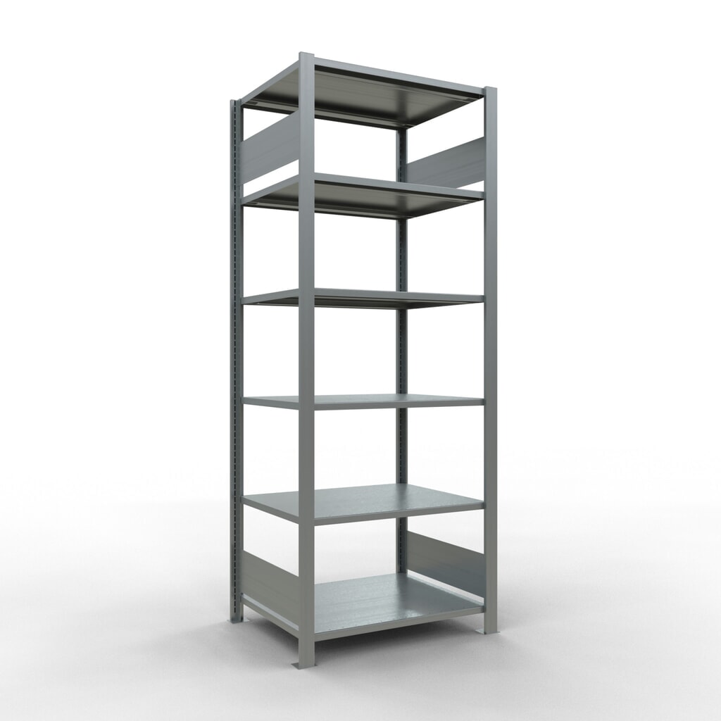 Regál na spisy SCHULTE základní pole, dvoustranné provedení, bez středových dorazů, nosnost police 150 kg, VxŠxH 2000 x 750 x 600 mm Obrázek produktu: Regál na spisy SCHULTE základní pole, dvoustranné provedení, bez středových dorazů, nosnost police 150 kg, VxŠxH 2000 x 750 x 600 mm