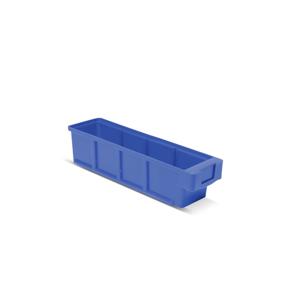 Číslo obrázku produktu 1: Regálové boxy bez průzoru, ŠxH 93 x 300 mm, modrá