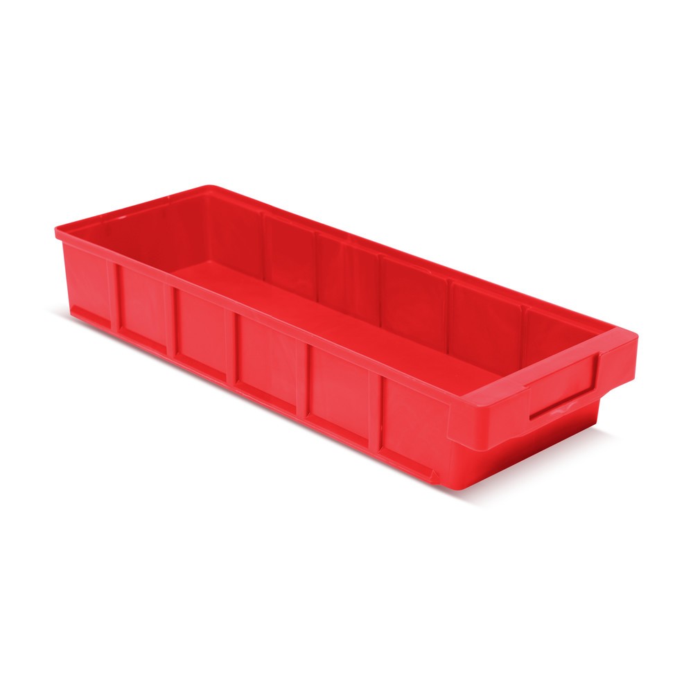 Číslo obrázku produktu 1: Regálové boxy bez průzoru, ŠxH 186 x 500 mm, červená