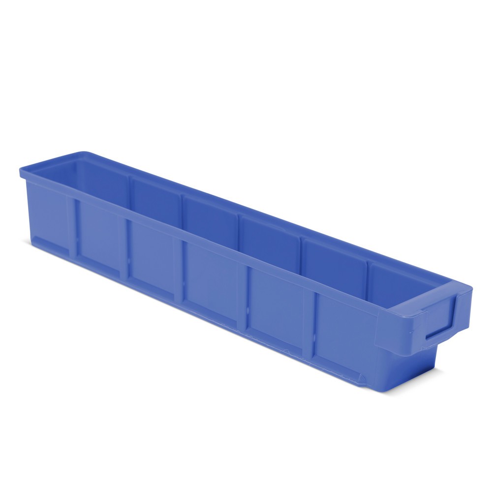 Číslo obrázku produktu 1: Regálové boxy bez průzoru, ŠxH 93 x 500 mm, modrá