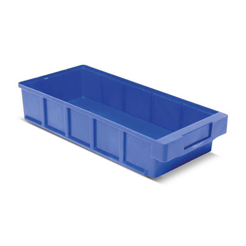 Číslo obrázku produktu 1: Regálové boxy bez průzoru, ŠxH 186 x 400 mm, modrá