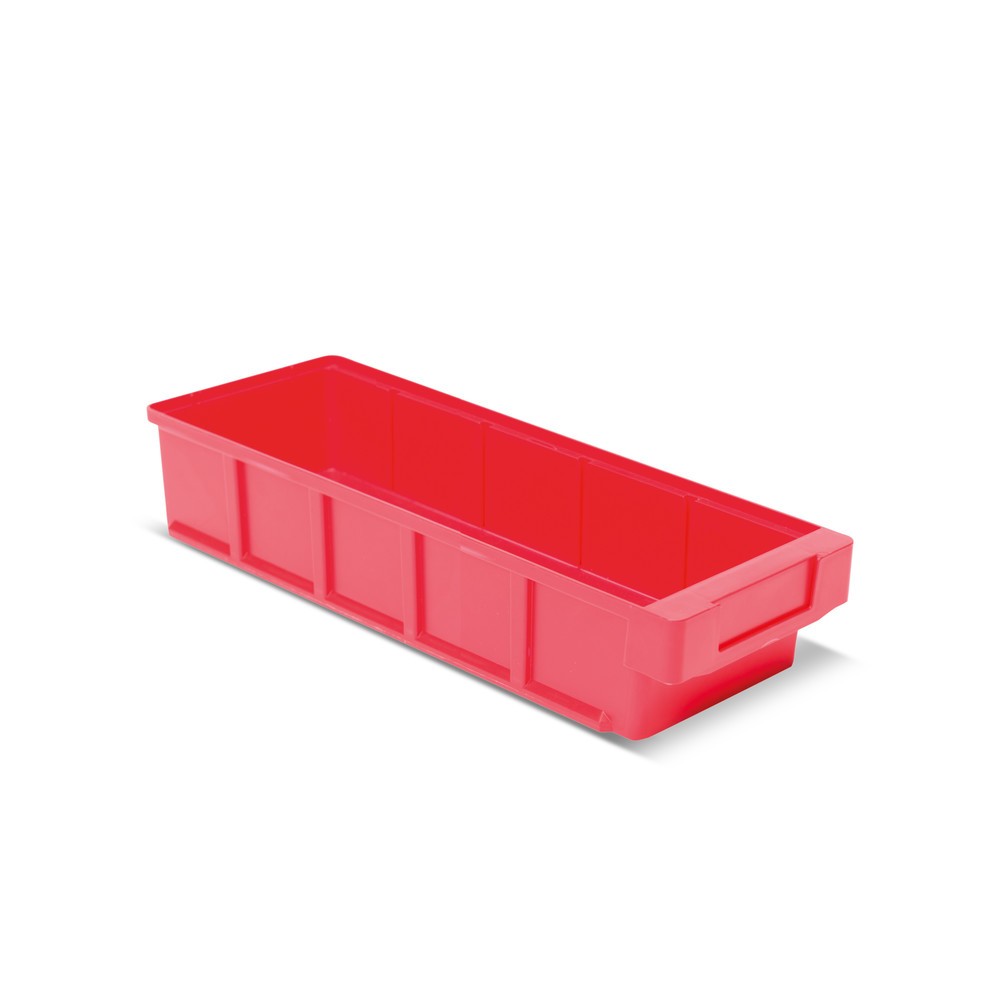 Číslo obrázku produktu 1: Regálové boxy bez průzoru, ŠxH 152 x 400 mm, červená