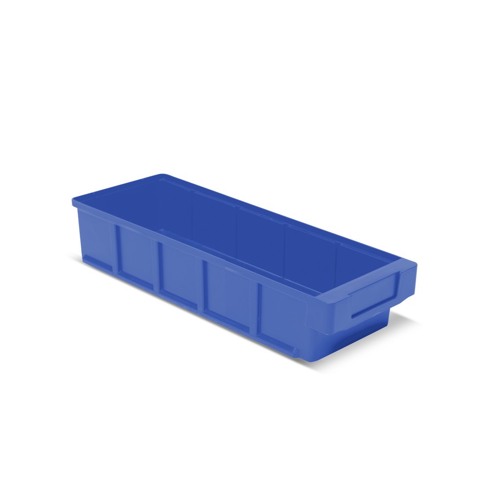 Číslo obrázku produktu 1: Regálové boxy bez průzoru, ŠxH 152 x 400 mm, modrá