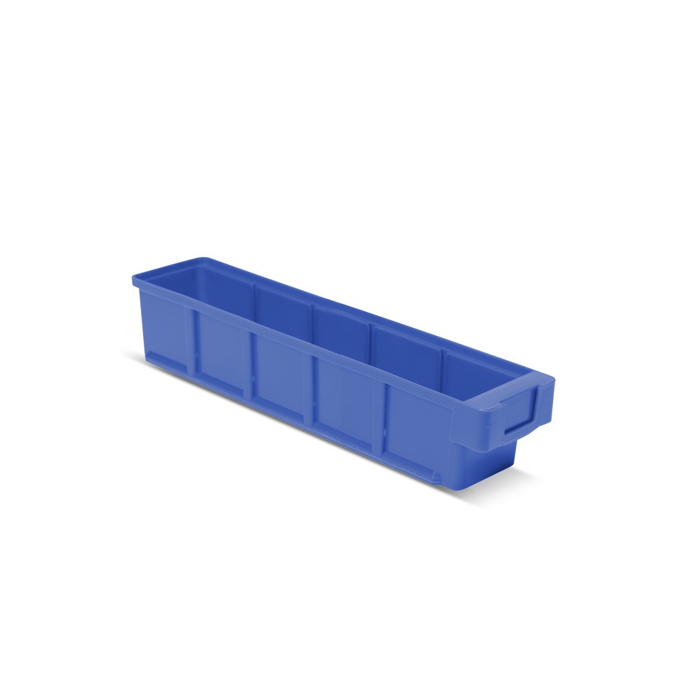 Číslo obrázku produktu 1: Regálové boxy bez průzoru, ŠxH 93 x 400 mm, modrá