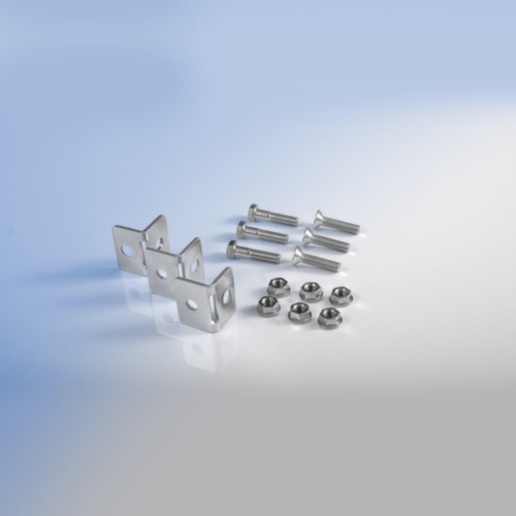 TROAX® příslušenství rohových spojek pro systém mřížových dělicích příček, pro strojové ochranné mříže Obrázek produktu: TROAX® příslušenství rohových spojek pro systém mřížových dělicích příček, pro strojové ochranné mříže