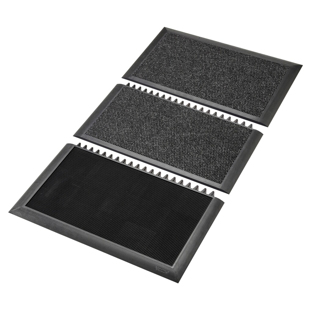 Obrázek produktu: Rohož k zachytávání nečistot NoTrax Sani-Master™, dezinfekční, ŠxD 914 x 1 050 mm, antracitová/černá