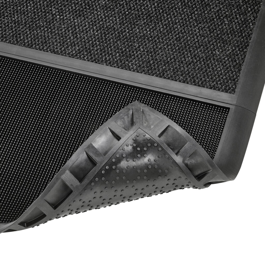 Číslo obrázku produktu 2: Rohož k zachytávání nečistot NoTrax Sani-Master™, dezinfekční, ŠxD 914 x 1 525 mm, antracitová/černá