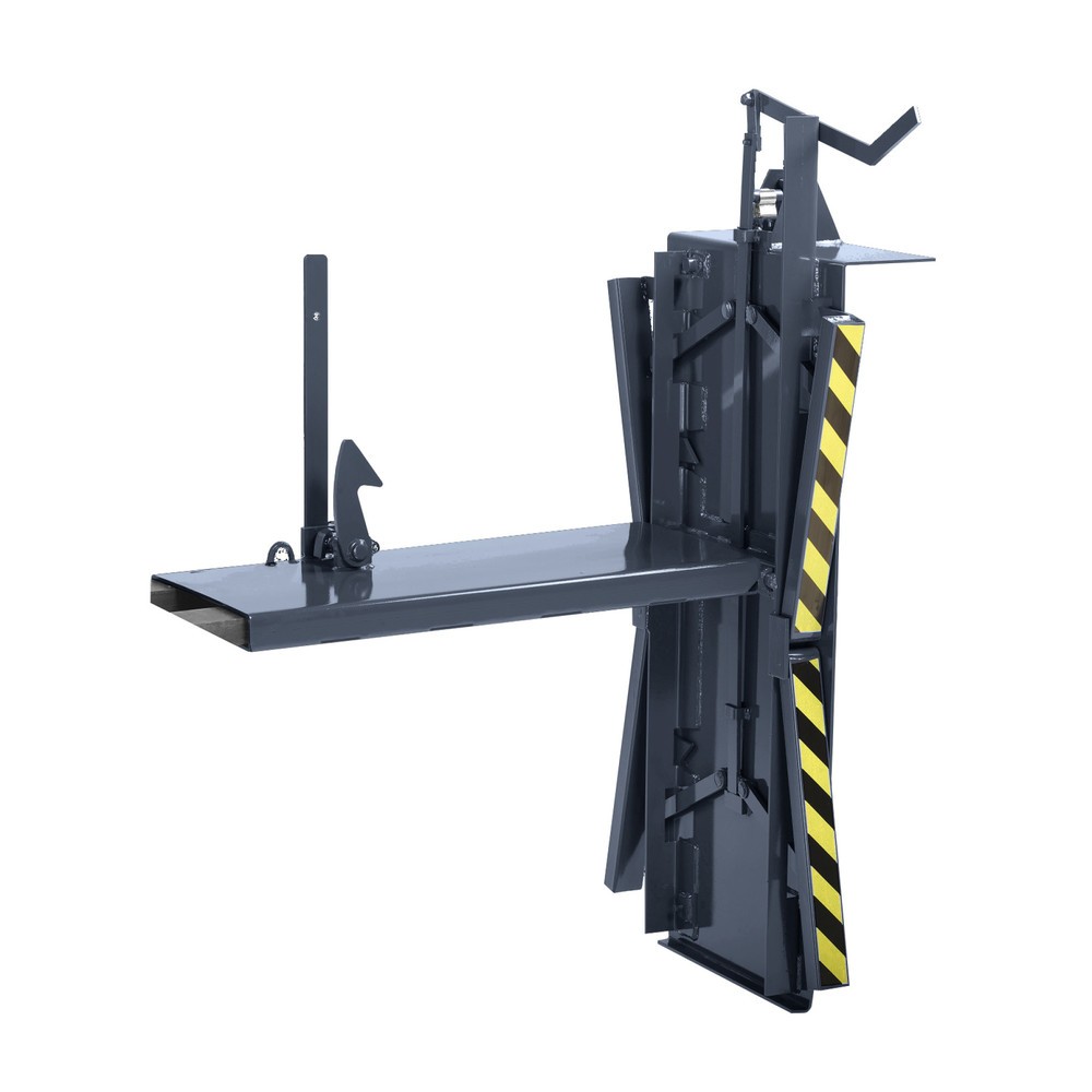 Číslo obrázku produktu 1: RR-Industrietechnik® Obraceč gitterboxů typ RGW, nosnost 450 kg, RAL 7016 antracitová šedá
