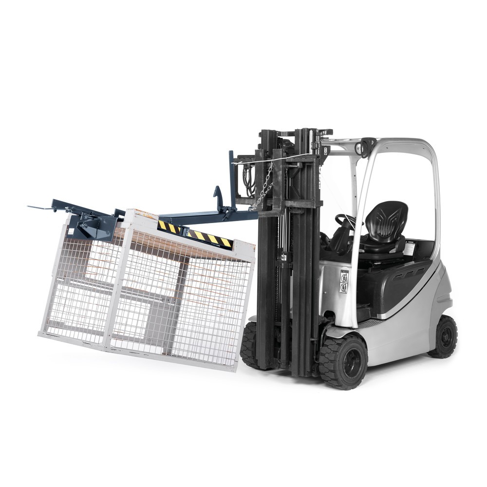 Číslo obrázku produktu 2: RR-Industrietechnik® Obraceč gitterboxů typ RGW, nosnost 450 kg, RAL 7016 antracitová šedá