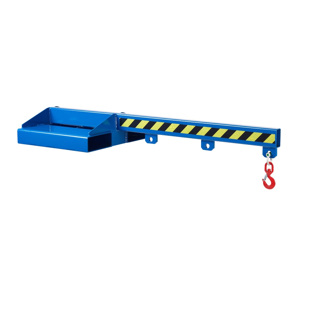 Obrázek produktu: RR-Industrietechnik® jeřábové rameno typ RLA, hloubka 1 500 mm, nosnost 250–1 000 kg, RAL 5010 hořcová modř