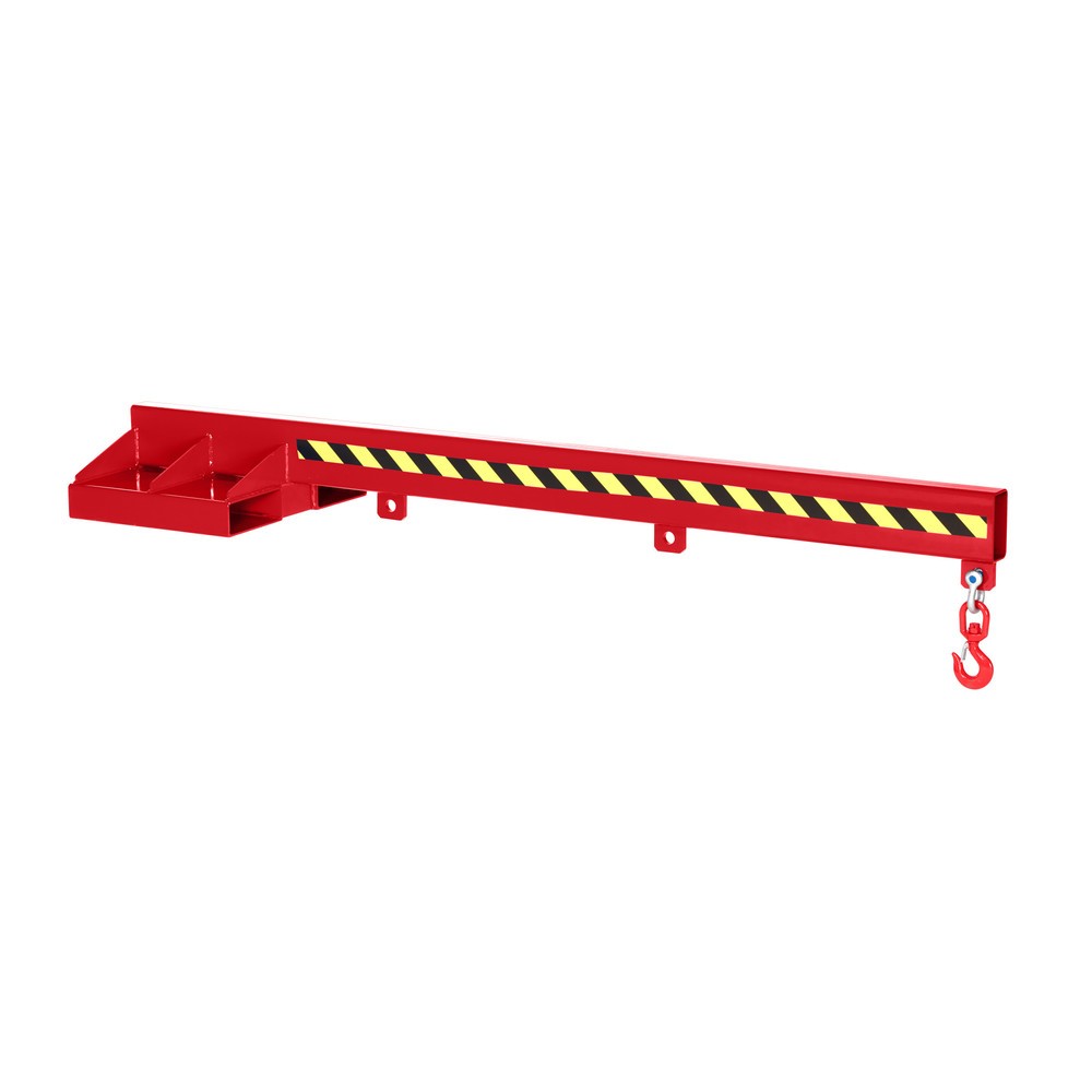 Číslo obrázku produktu 1: RR-Industrietechnik® Rameno typ RLA, hloubka 2400 mm, nosnost 100 - 1000 kg, RAL 3000 ohnivá červená