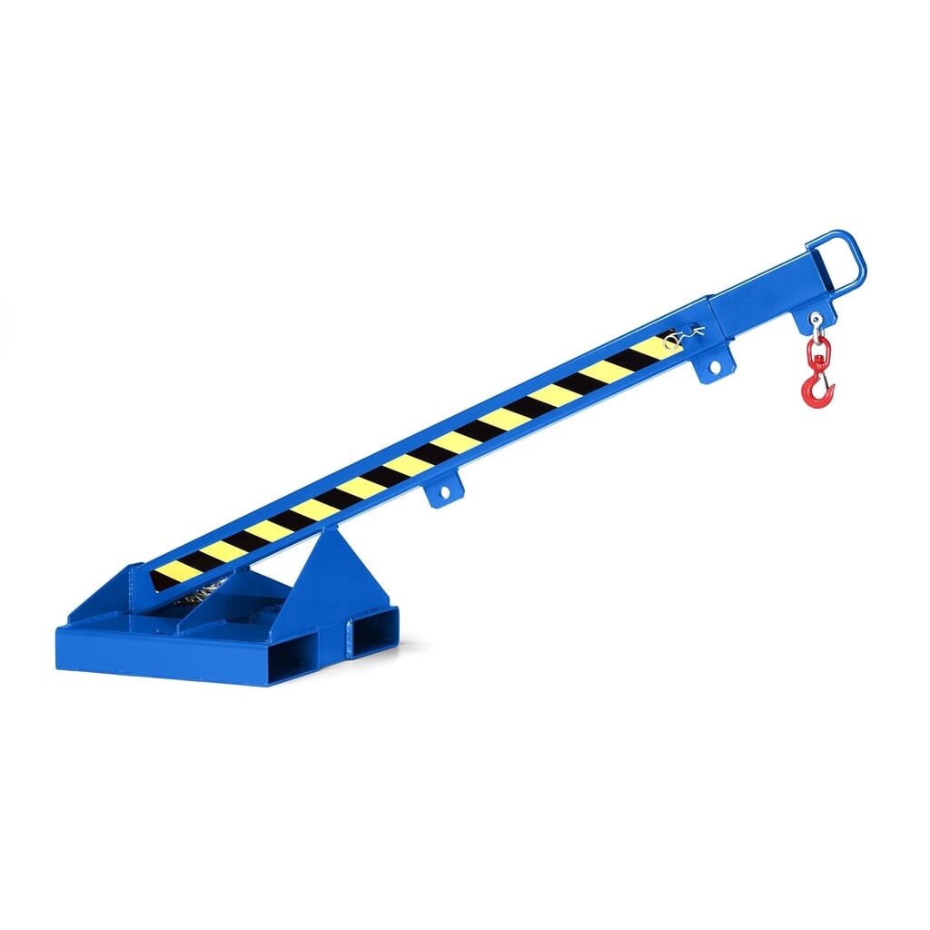 Číslo obrázku produktu 1: RR-Industrietechnik® jeřábové rameno typ RLH-T, nosnost 175 - 1 000 kg, teleskopické, RAL 5010 hořcová modř
