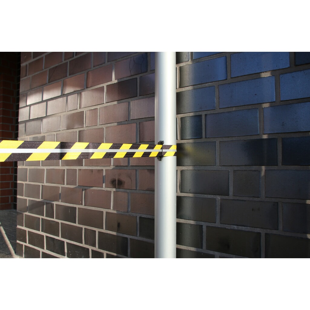 RS-GUIDESYSTEMS® kazeta s páskou GLW 700 REFLECTO, nástěnná montáž, délka 7 m, šířka 50 mm, kryt černý, pásek černý/žlutý Číslo obrázku produktu 2: RS-GUIDESYSTEMS® kazeta s páskou GLW 700 REFLECTO, nástěnná montáž, délka 7 m, šířka 50 mm, kryt černý, pásek černý/žlutý