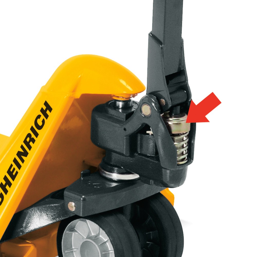 Číslo obrázku produktu 3: Ruční paletový vozík Jungheinrich AM 22 s rychlým zdvihem, nosnost 1700 kg, délka vidlí 1600 mm, plná pryž/polyuretan, tandemová kolečka