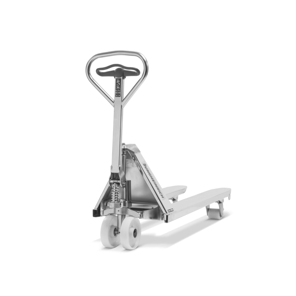 Číslo obrázku produktu 2: Ruční paletový vozík z nerezové oceli Jungheinrich AM I20p, profesionální provedení, nosnost 2000 kg, délka vidlí 1 220 mm, nylon