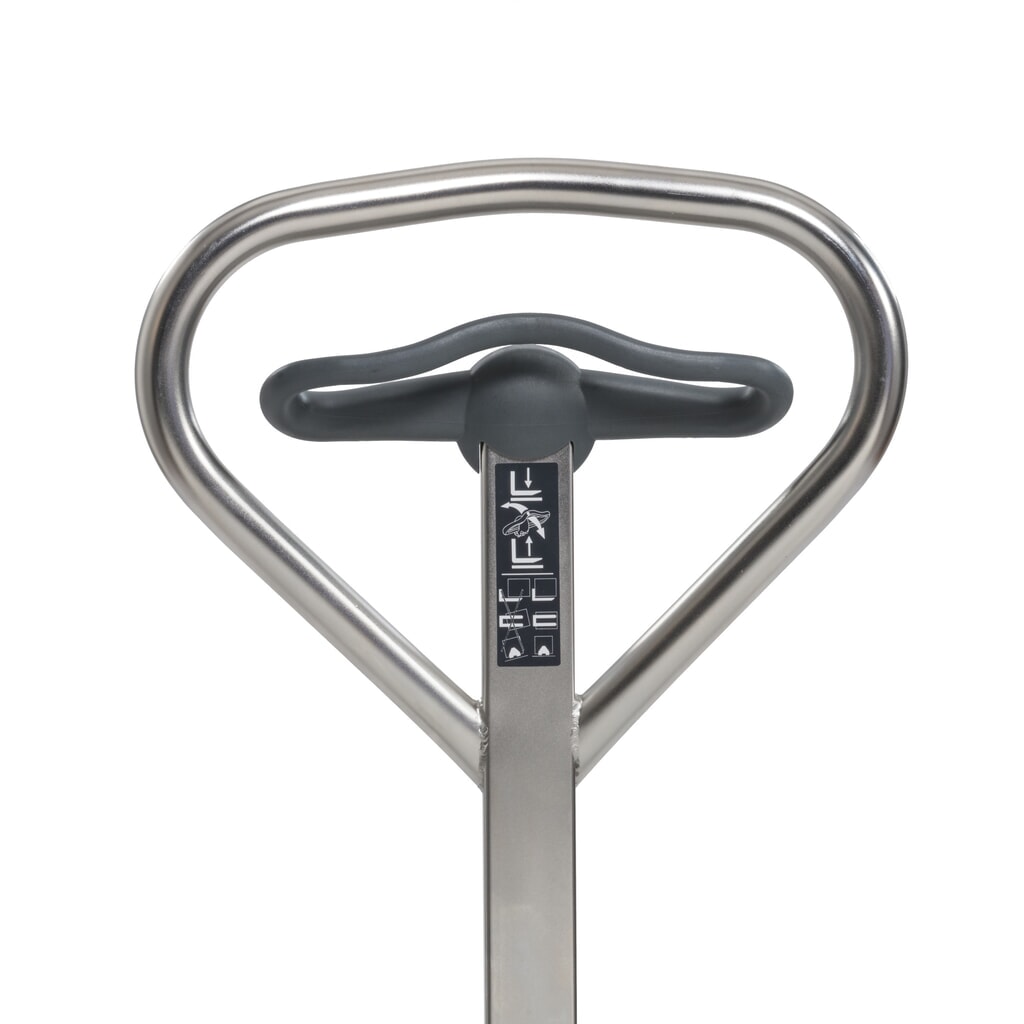 Číslo obrázku produktu 4: Ruční paletový vozík z nerezové oceli Jungheinrich AM I20, nosnost 2000 kg, délka vidlí 1220 mm, nylon