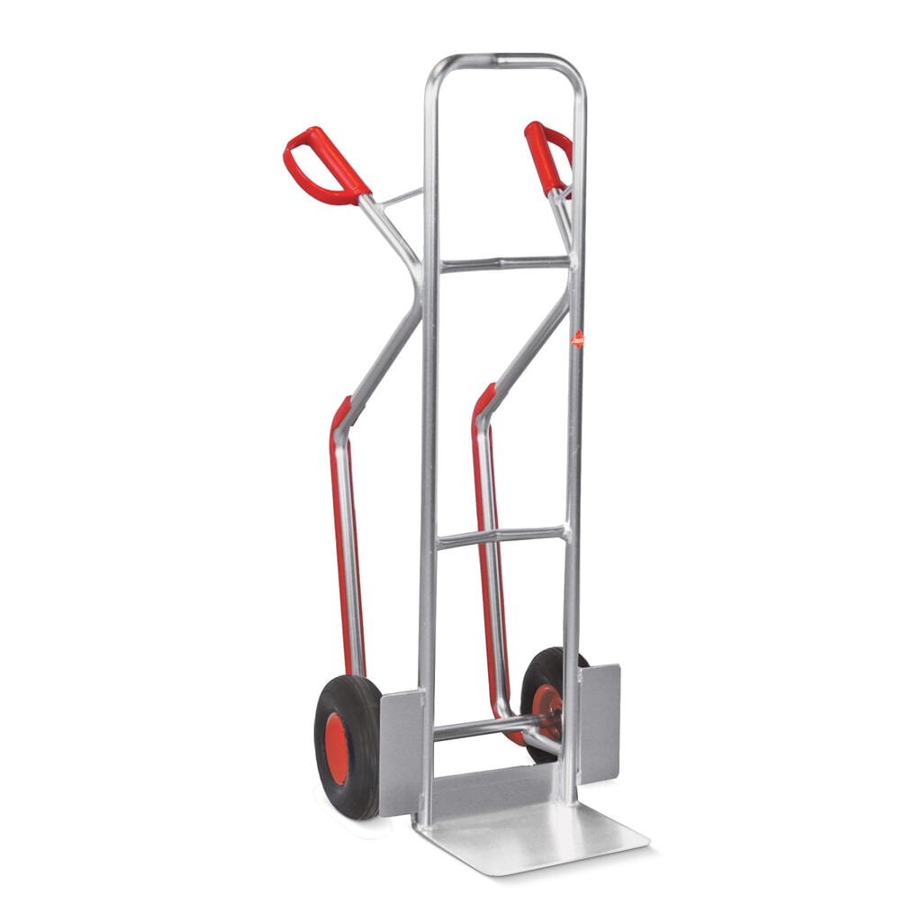 Rudl Ameise®, hliníkový, s ližinami, nosnost 200 kg, ložná plocha ŠxH 320 x 250 mm, vzduchem plněné pneumatiky Obrázek produktu: Rudl Ameise®, hliníkový, s ližinami, nosnost 200 kg, ložná plocha ŠxH 320 x 250 mm, vzduchem plněné pneumatiky