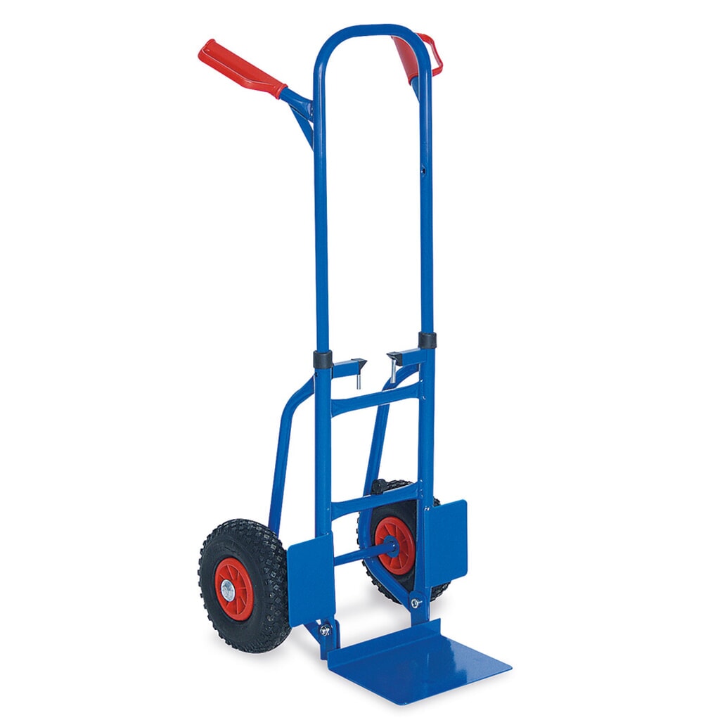 Obrázek produktu: Rudl BASIC, skládací, pneumatiky odolné proti defektu, nosnost 150 kg, lopata š×h 270 × 200 mm