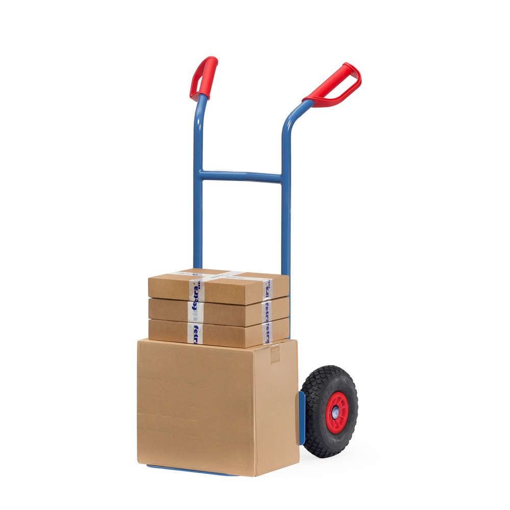 Číslo obrázku produktu 2: Rudl fetra®, nosnost 200 kg, ložná plocha lopaty ŠxH 320 x 250 mm, jednoduché provedení, pneumatiky PU