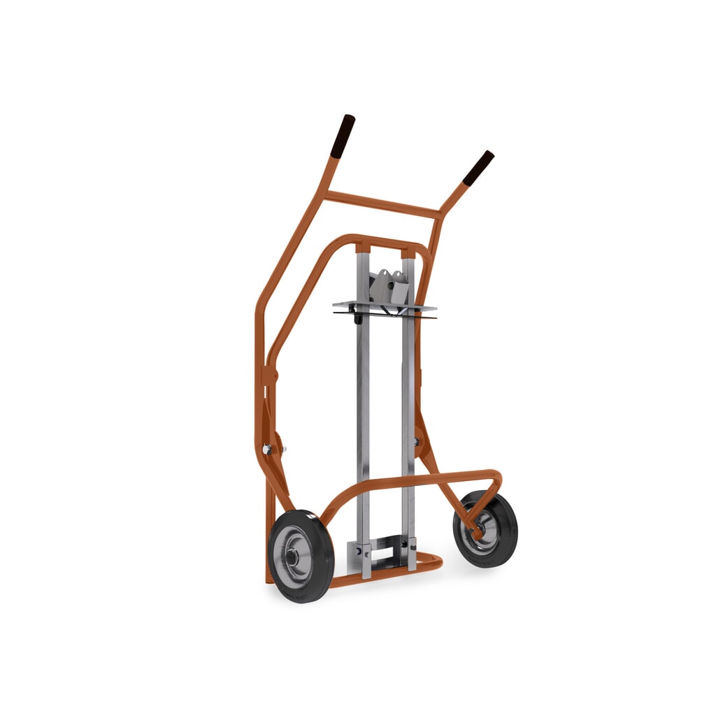 Rudl na sudy, pro 1x sud 60 až 220 litrů, nosnost 350 kg Číslo obrázku produktu 6: Rudl na sudy, pro 1x sud 60 až 220 litrů, nosnost 350 kg