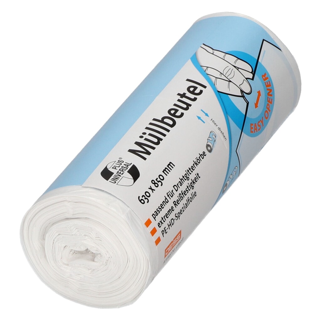 DEISS UNIVERSAL PLUS 80 L 630 x 850 mm HDPE vložky do koše, 40 ks/role, 9 rolí Obrázek produktu: DEISS UNIVERSAL PLUS 80 L 630 x 850 mm HDPE vložky do koše, 40 ks/role, 9 rolí
