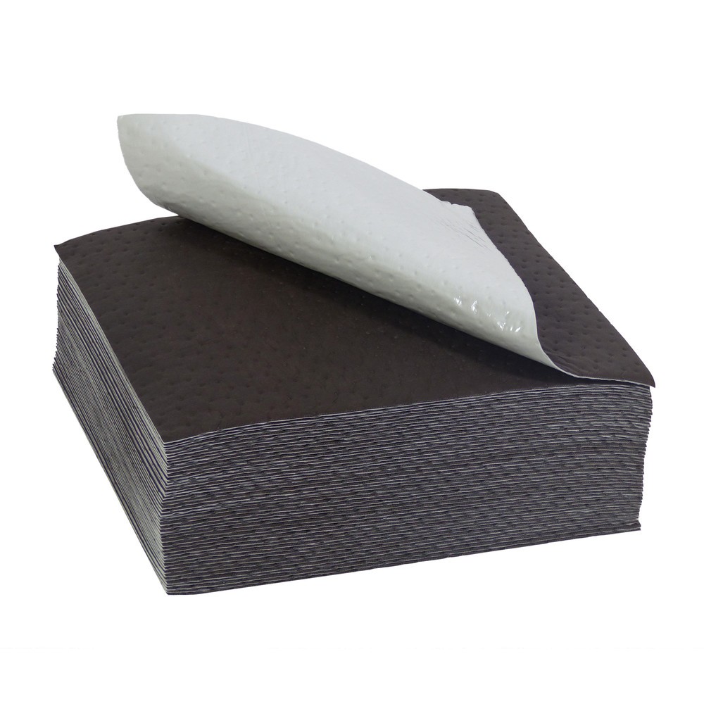Číslo obrázku produktu 1: Sací rohož SMF Heavyweight, 50 utěrek, 3vrstevná, d×š 400 × 500 mm, olej, bílá