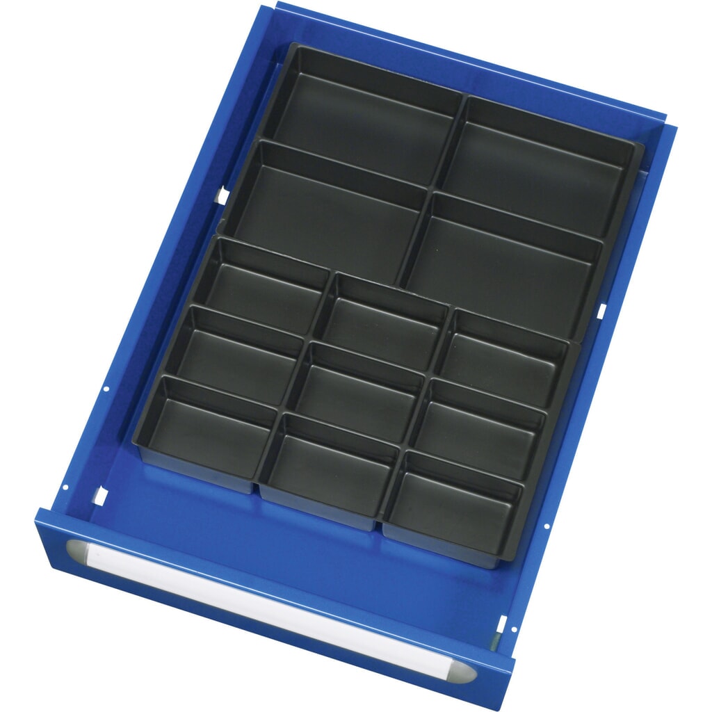 Sada organizérů do zásuvek RAU řada E, výška 45 mm Obrázek produktu: Sada organizérů do zásuvek RAU řada E, výška 45 mm