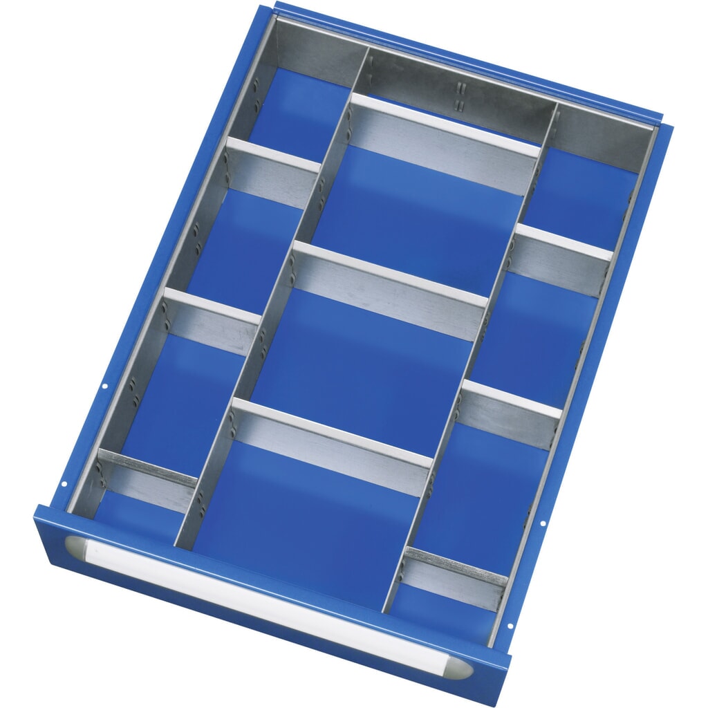 Obrázek produktu: Sada přepážek RAU do zásuvek 390x560 mm, výška 45 mm, 9dílná