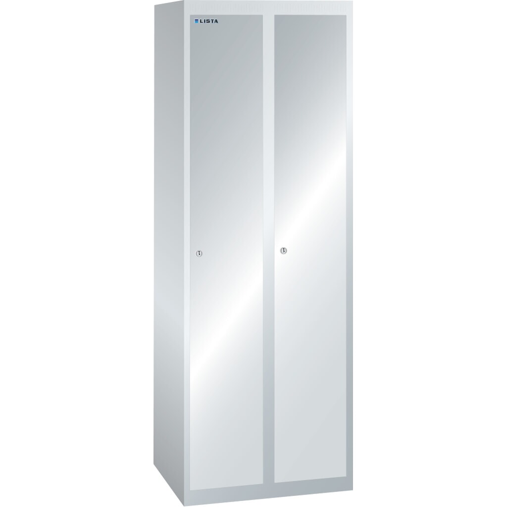 Obrázek produktu: Šatní skříň LISTA, (HxV) 500x1700 mm, bez podstavce, 2 oddíly, zamykání