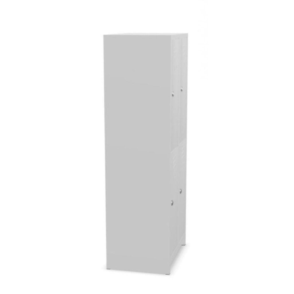 Šatní skříňka s lavicí HEMMDAL HG-SB-2, zámek s otočnou západkou, 2 patra, 4 přihrádky, VxŠxH 1800 x 600 x 500 mm, světle šedá Číslo obrázku produktu 5: Šatní skříňka s lavicí HEMMDAL HG-SB-2, zámek s otočnou západkou, 2 patra, 4 přihrádky, VxŠxH 1800 x 600 x 500 mm, světle šedá