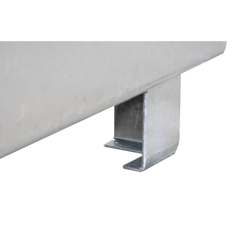 Číslo obrázku produktu 2: Sběrná vana Steinbock®, 4x 200 l, VxŠxH 285 x 1200 x 1200 mm, vč. mřížového roštu, žárově pozinkované
