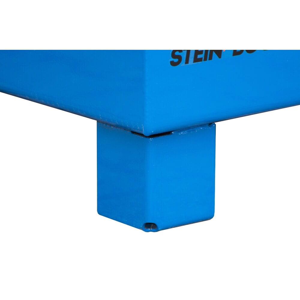 Číslo obrázku produktu 4: Sběrná vana Steinbock®, 2x 200 l, VxŠxH 360 x 800 x 1200 mm, vč. mřížového roštu, modrá