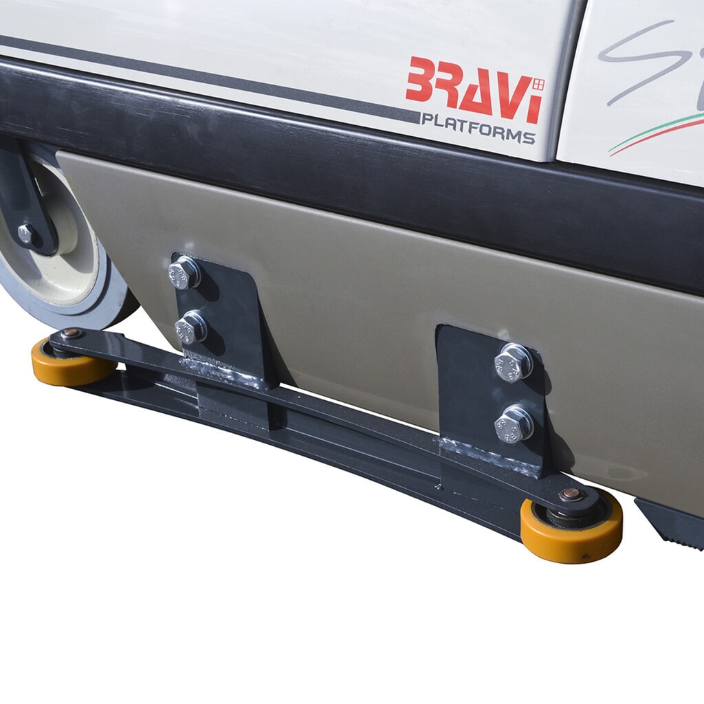 Boční kluzné válečky pro Bravi® Platforms komisionovací osobní zvedací plošinu Sprint, délka 1050 mm Obrázek produktu: Boční kluzné válečky pro Bravi® Platforms komisionovací osobní zvedací plošinu Sprint, délka 1050 mm