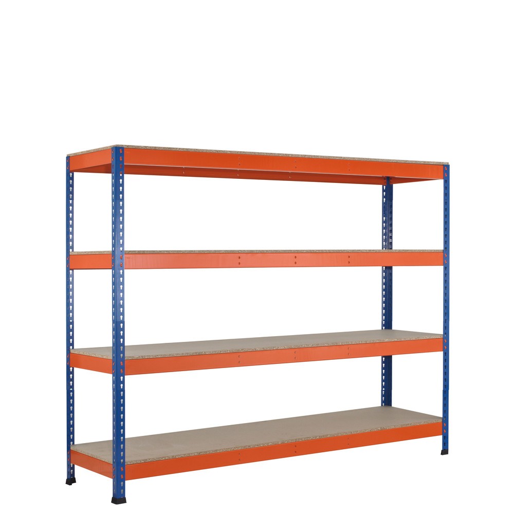 Číslo obrázku produktu 1: Široký regál SCHULTE, s dřevotřískovými deskami, základní pole, VxŠxH 1 981 x 1 536 x 926 mm