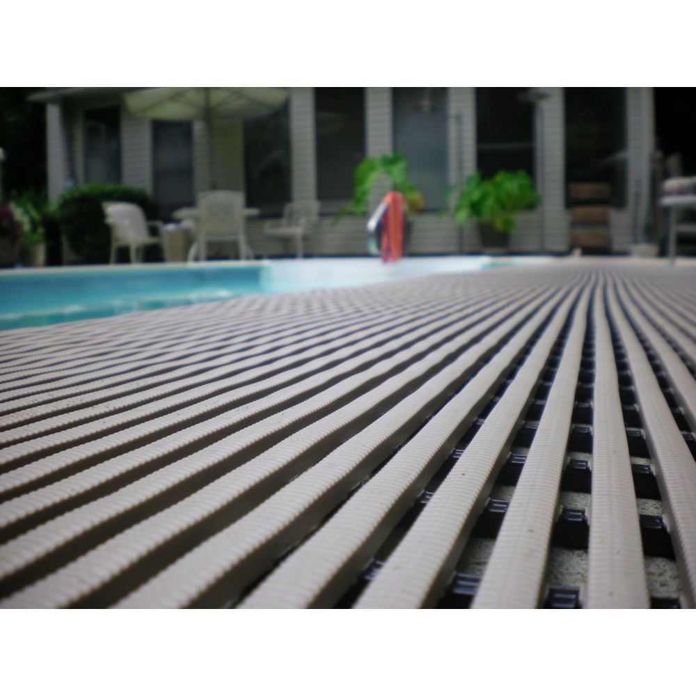 Číslo obrázku produktu 6: Síťová rohož Heronrib 2000 Flex, PVC, řezaná na míru/bm x 500 mm, šedá