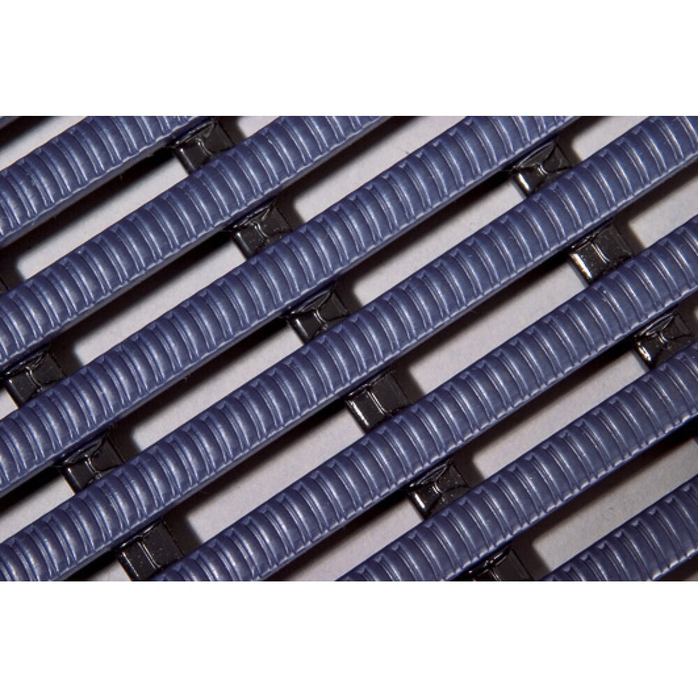 Číslo obrázku produktu 3: Síťová rohož Heronrib 2000 Flex, PVC, řezaná na míru/bm x 500 mm, modrá