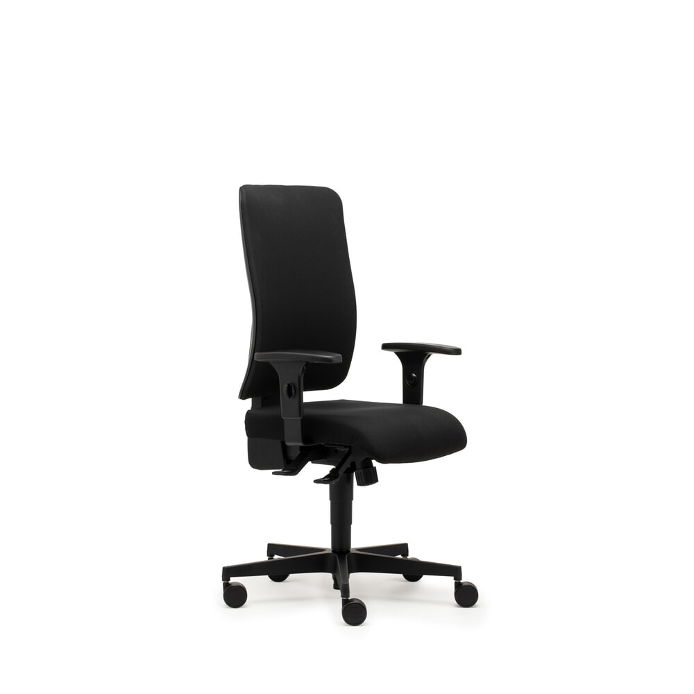 Číslo obrázku produktu 3: Kancelářská židle SITWELL STEIFENSAND s rovným čalouněním, synchronní mechanika, výškově nastavitelná područka, látkové opěradlo