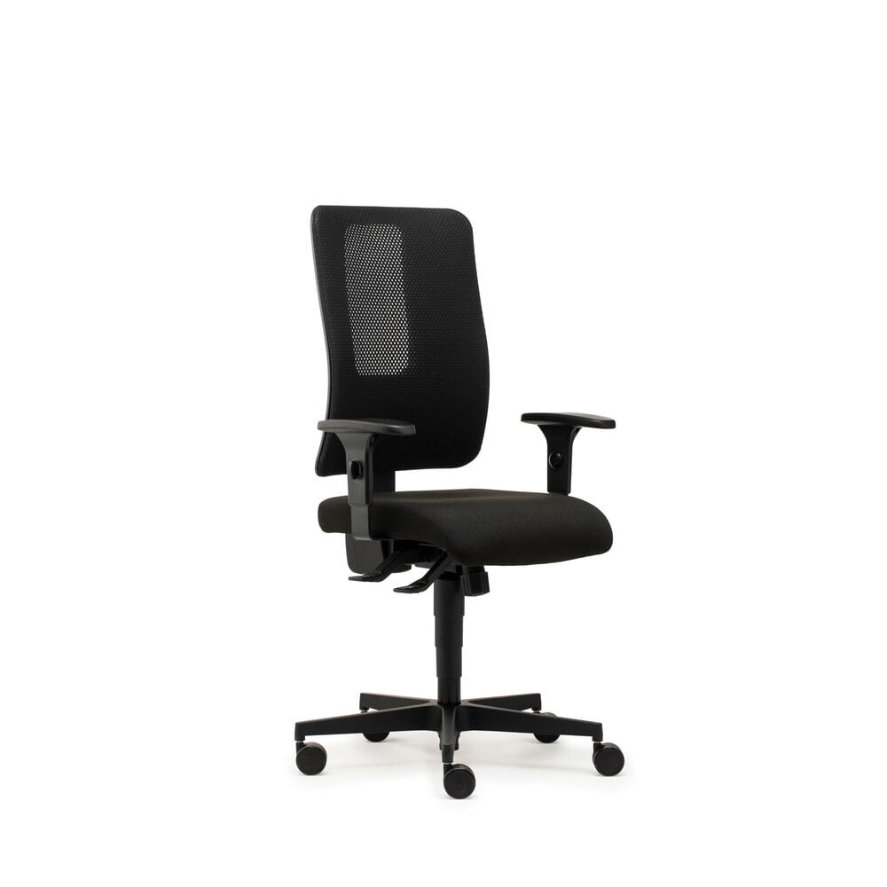 Číslo obrázku produktu 3: Kancelářská židle SITWELL STEIFENSAND, síťovina Straight Net, synchronní mechanika, výškově nastavitelná područka, síťované opěradlo