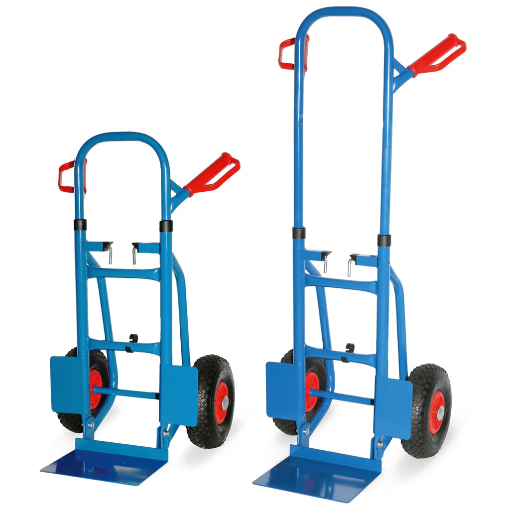 Skládací rudl HEMMDAL z ocelových trubek, zásuvný oblouk, nosnost 250 kg, lopata š × h 270 × 200 mm Obrázek produktu: Skládací rudl HEMMDAL z ocelových trubek, zásuvný oblouk, nosnost 250 kg, lopata š × h 270 × 200 mm