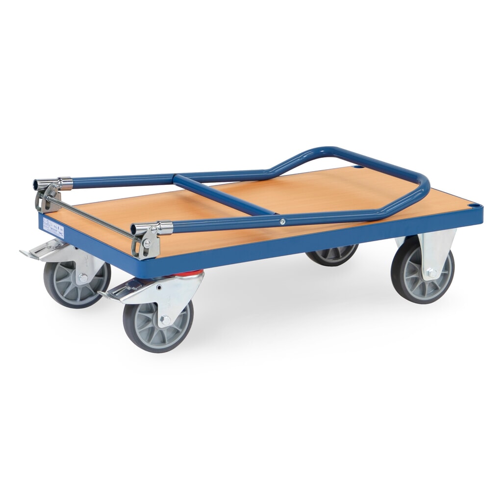 Číslo obrázku produktu 3: Vozík s platformou fetra®, skládací, nosnost 500 kg, ložná plocha ŠxH 850 × 500 mm