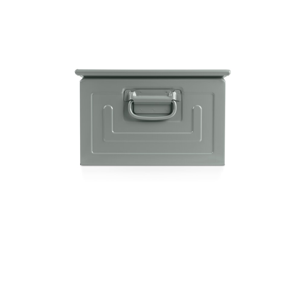 Číslo obrázku produktu 2: Skladovací box, ocelový plech, VxŠxH 300 x 450 x 700 mm, veverčí šedá, 6 ks/JB