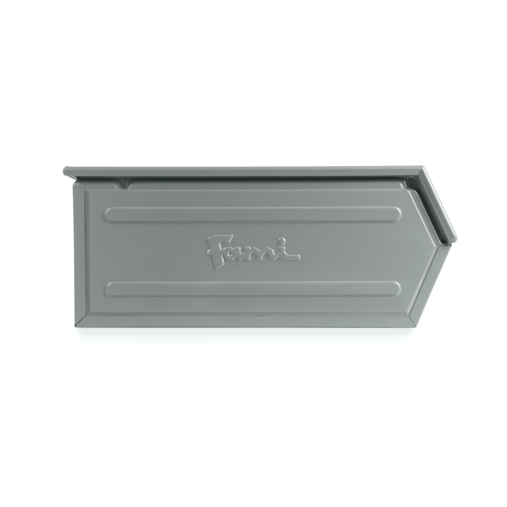 Číslo obrázku produktu 4: Skladovací box, ocelový plech, VxŠxH 300 x 450 x 700 mm, veverčí šedá, 6 ks/JB