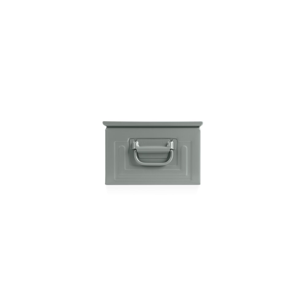 Číslo obrázku produktu 2: Skladovací box, ocelový plech, VxŠxH 200 x 300 x 500 mm, veverčí šedá, 6 ks/JB