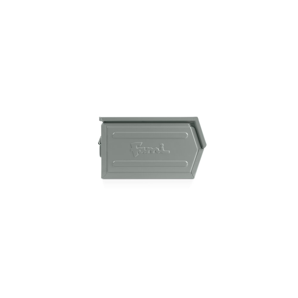 Číslo obrázku produktu 4: Skladovací box, ocelový plech, VxŠxH 200 x 200 x 350 mm, veverčí šedá, 8 ks/JB